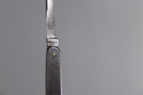 Folding Pocket Knife Assisted Two Blade Tactical Open Handle Camping Steel»»»» - Picture 4 of 4