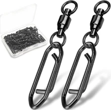 Fishing Power Clips Ball Bearing Swivels Fishing Clips Quick Change Topwater ...