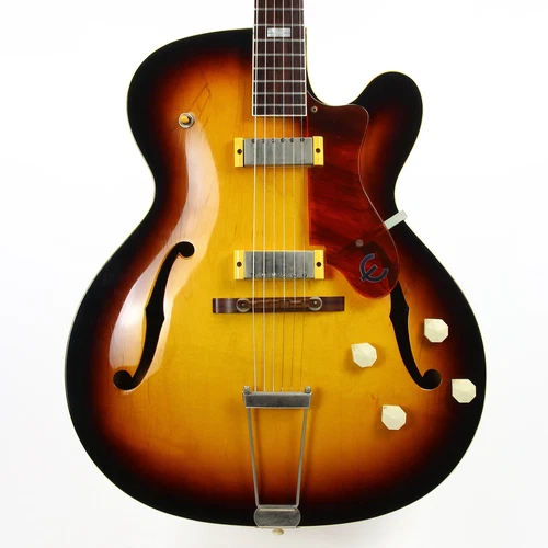 RARE 1958 Epiphone Gibson-Made Zephyr Regent Thinline E312T Electric - 2 New