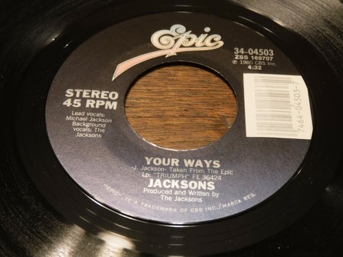 Jacksons Michael Jackson Mick Jagger State Of Shock 1984 7" 45 RPM Epic 34-04503 - Imagen 5 de 8