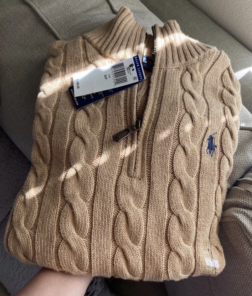 Polo Ralph Lauren Men's New High Knitwear Design Half Zip Sweater M-XXL