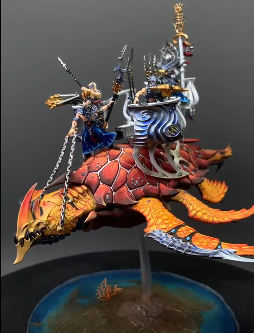 ウォーハンマー Akhelian Leviadon (Well-painted)