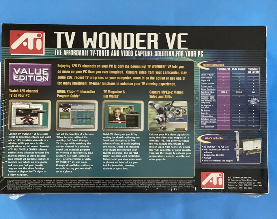 ATI TV Wonder VE TV Tuner For Your PC (Read Description) - Image 2 of 4