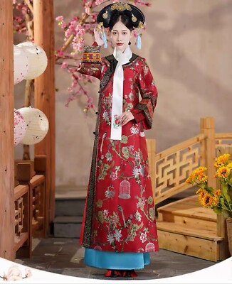 retro chinese dress Old Chinese Traditional Dress Embroidered Tang Hanfu