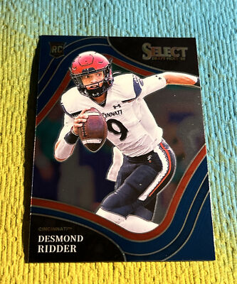 2022 Select Draft Picks Desmond Ridder RC Blue Field Level #115