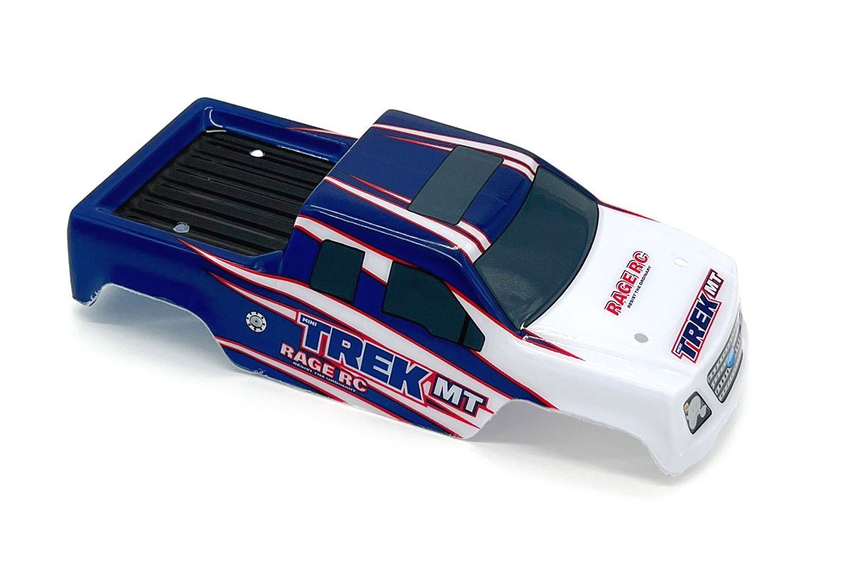 Rage R/C - Printed Body (Blue); Mini Trek MT | eBay