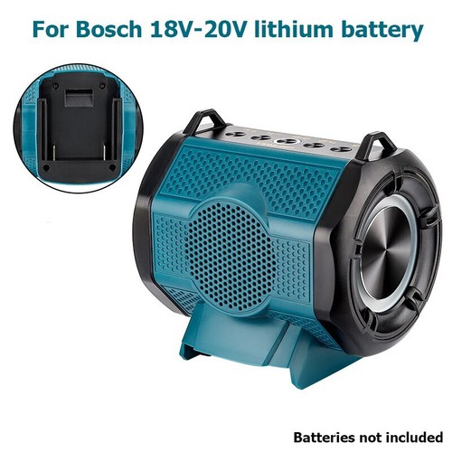 Portable HIFI Bluetooth Speaker Stereo For Dewalt For Makita 18V Li-ion Battery - Picture 10 of 17