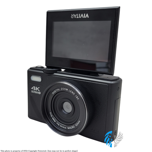 Vivitar 4K Ultra HD 20 MP Digital Camera 2.8" Flip LCD 16GB MicroSD (VECXX99)™ - Picture 2 of 18