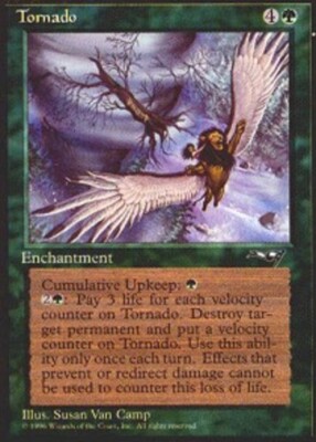 Tornado ~ Moderately Played Alliances MTG Magic UltimateMTG Green Card
