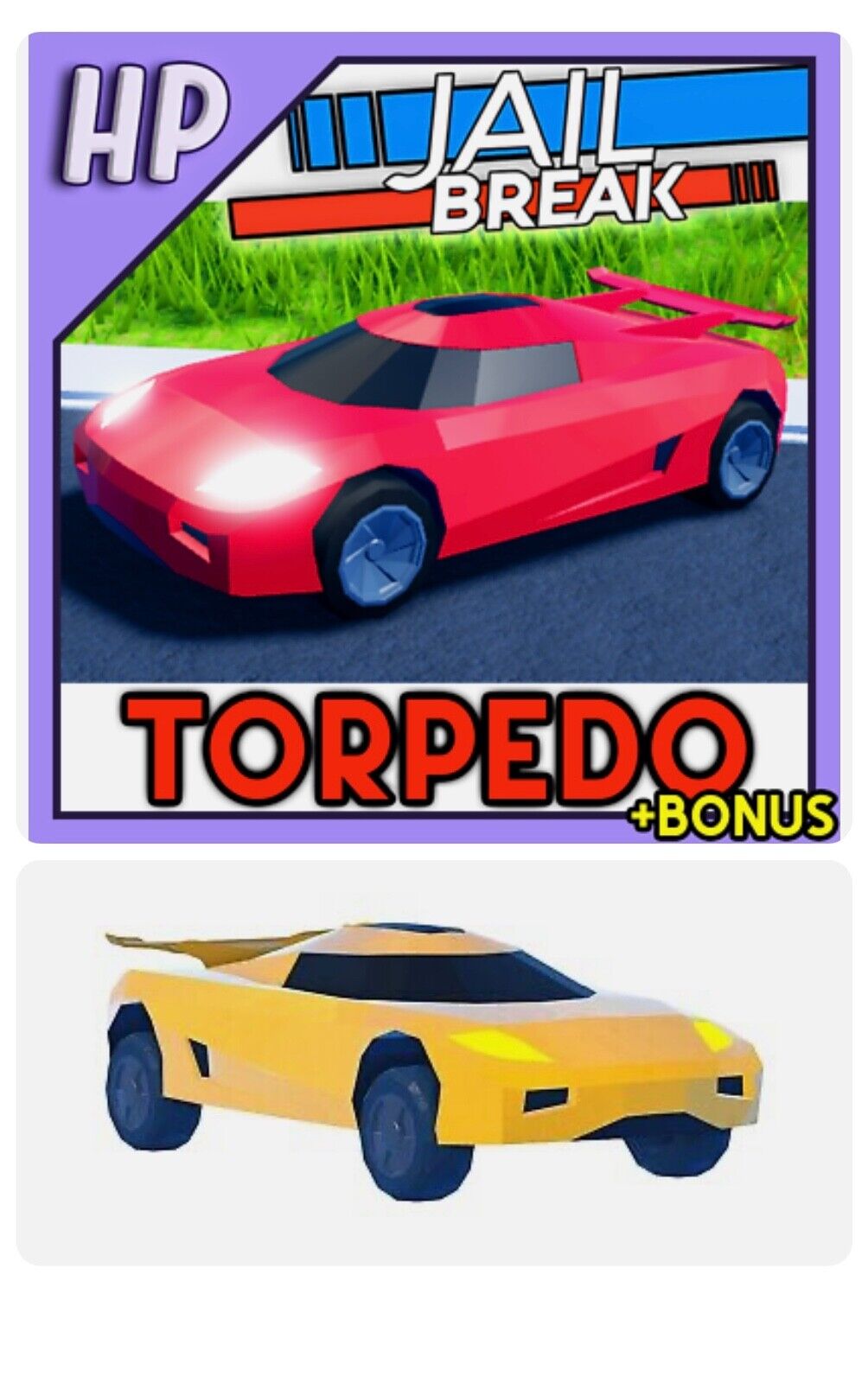 TORPEDO Roblox JailBreak 💎CLEAN • FAST DELIVERY⚡ + BONUS