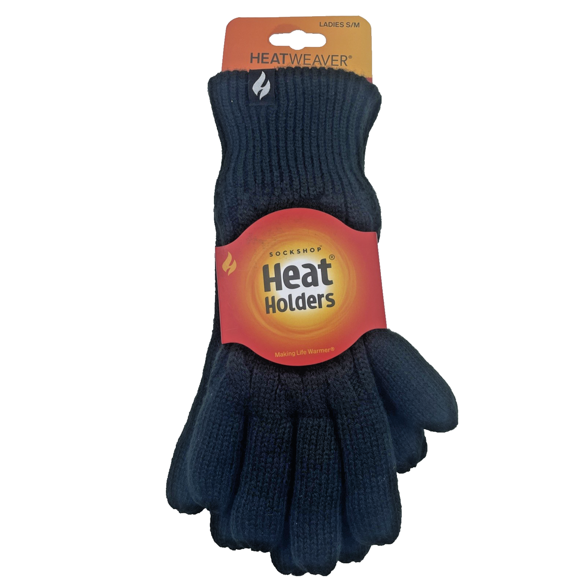 Heat Holders Womens Willow Cable Knit Warm Thermal Gloves Size S/M, Black