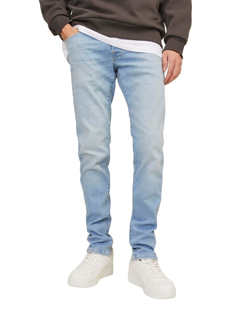 JACK & JONES Herrenjeans JjiGlenn Slim Fit | Mit Stretch | Five-Pocket, Niedrige Leibhöhe