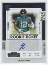 2021 Panini Contenders #241A Jalen Camp RC Auto - NM-MT