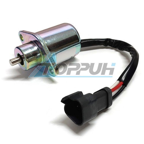 Solenoide de cierre de combustible 2848A278 12 V para motor Perkins CAT 246 dirección deslizante UB704 - Imagen 5 de 6