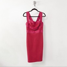 Robert Rodriguez Chic Spring Holiday Ribbed Bodycon Sleeveless Midi Dress