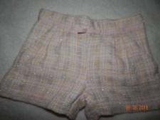 EUC Janie and Jack Girls size 7 SPRING SPLENDOR Tweed Shorts Lined Dressy Shorts