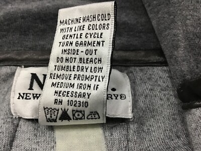 N.Y.L. New York Laundry Women's Gray Velour Full Zip L/S Pockets