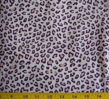 BTY Animal Skin Pattern Cotton Fabric - Leopard 63" Wide By The Yard