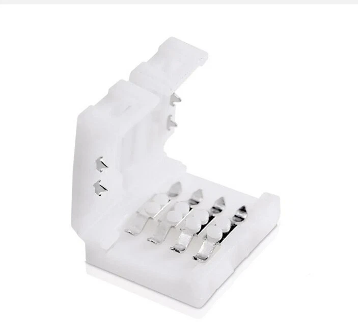 4 Connettori Corti Giunti per Striscia LED 5050 RGB 10mm LIFE PCB Clip Rapida - Immagine 2 di 2