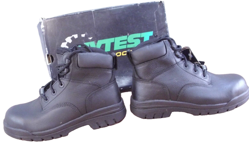 Shoes HYTEST Black Waterproof Composite Toe 6" Work Boot (K13610) Black 7W NIB - Picture 17 of 22