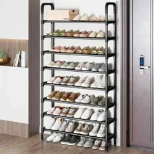 Shoe Rack Organizer Storage Pairs Shoes Shelves Space 8Tier Standing 30x60x146cm