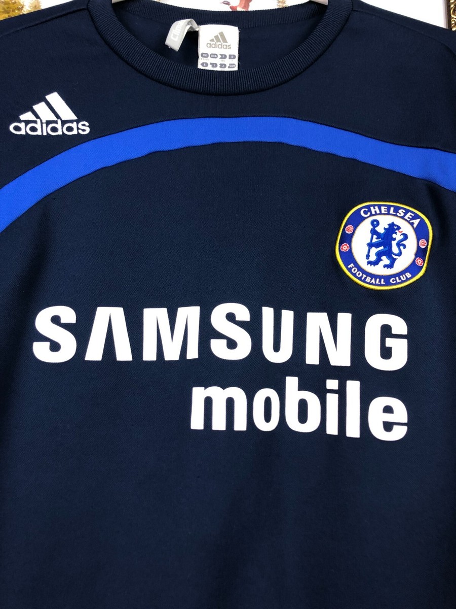 Vintage Adidas Chelsea Football Sweatshirt Soccer Jacket Mens