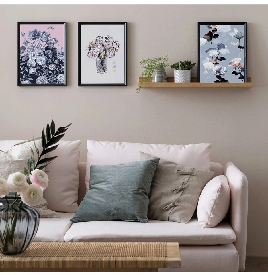 IKEA MÄLERÅS Bamboo Shelf – 25" Ledge for Photos & Picture Storage - Image 2 of 4