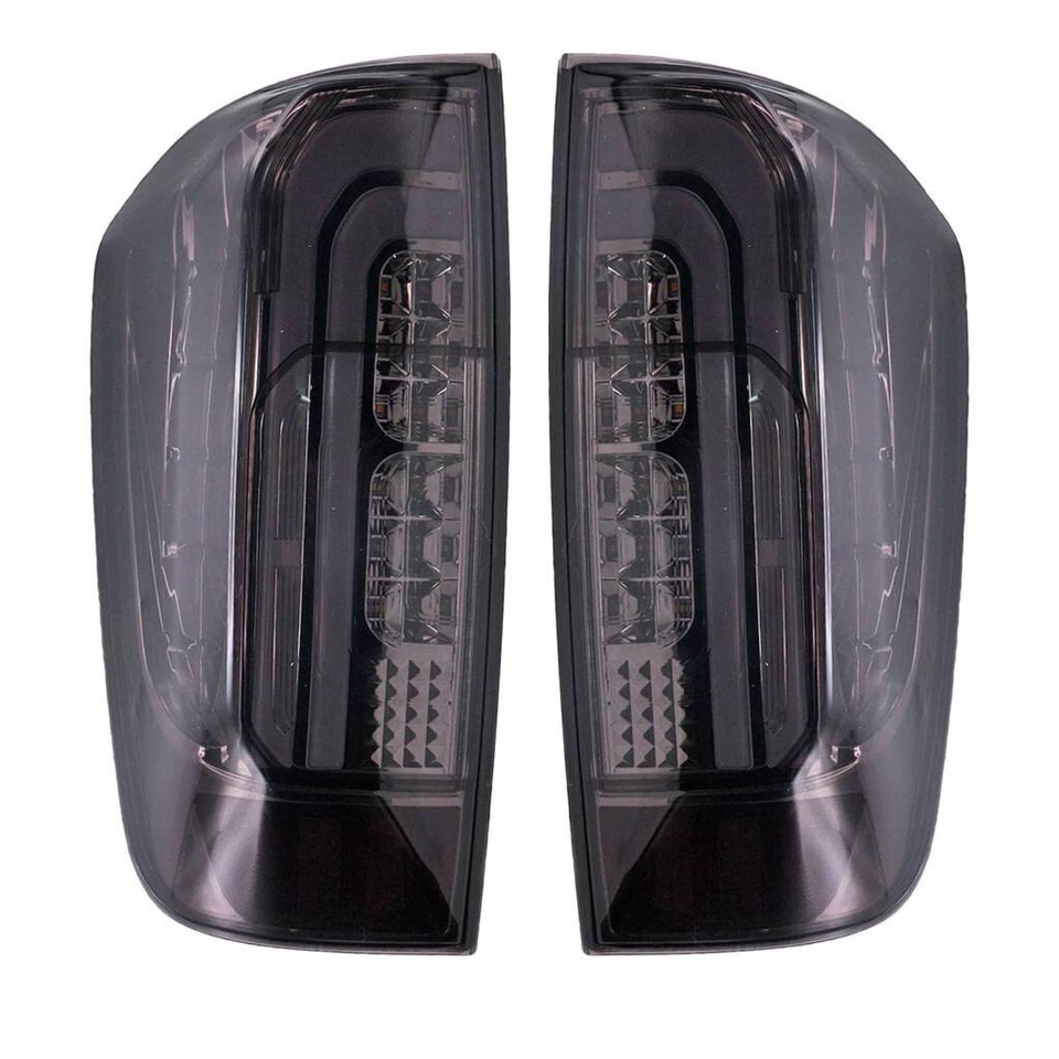 Lente de humo D4 luces traseras LED moldura para Nissan Navara NP300 D23 2015-2019 Foto 2 de 4