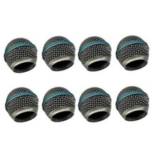 8 Pcs Steel Ball Head Mesh Microphone Grille Grill for Shure SM58 Beta58 Beta58A
