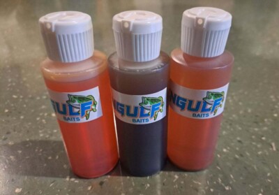 Engulf Baits 3 pack. Leech, Krill, & Crab Fishing Scent. 2 oz. bottle FREE SHIP!