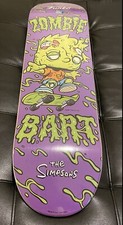 The Simpsons Zombie Bart 2021 Fall convention Sticker Funko Skateboard Deck