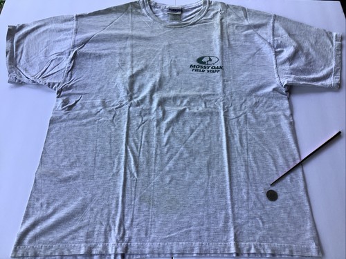 Y2K Mossy Oak Field Staff and Carhartt XL Hunting T Shirts Set Of 2 Beige Gray - Picture 6 of 18