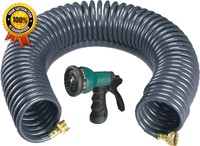 Water Hose For The Garden Ray Padula Coil Hose With Nozzle Genuine Original Water Hose For The Garden Ray Padula Coil Hose With Nozzle Genuine Original
