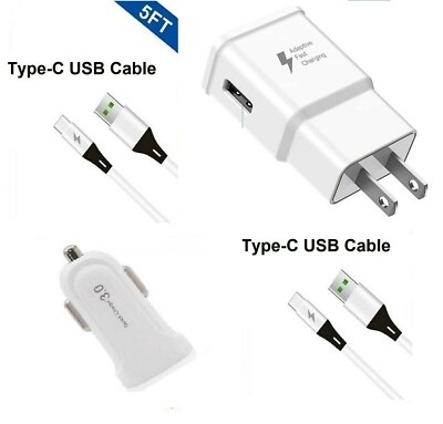 Fast Wall, Car, 5 Feet USB-C for OnePlus Nord 2/N20/N30/N300/N200/N100/N10 5G