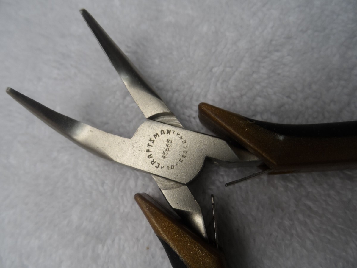 Craftsman 5 Inch Bent Nose Needle Nose Pliers 45665 for sale Craftsman 5 Inch Bent Nose Needle Nose Pliers 45665 for sale