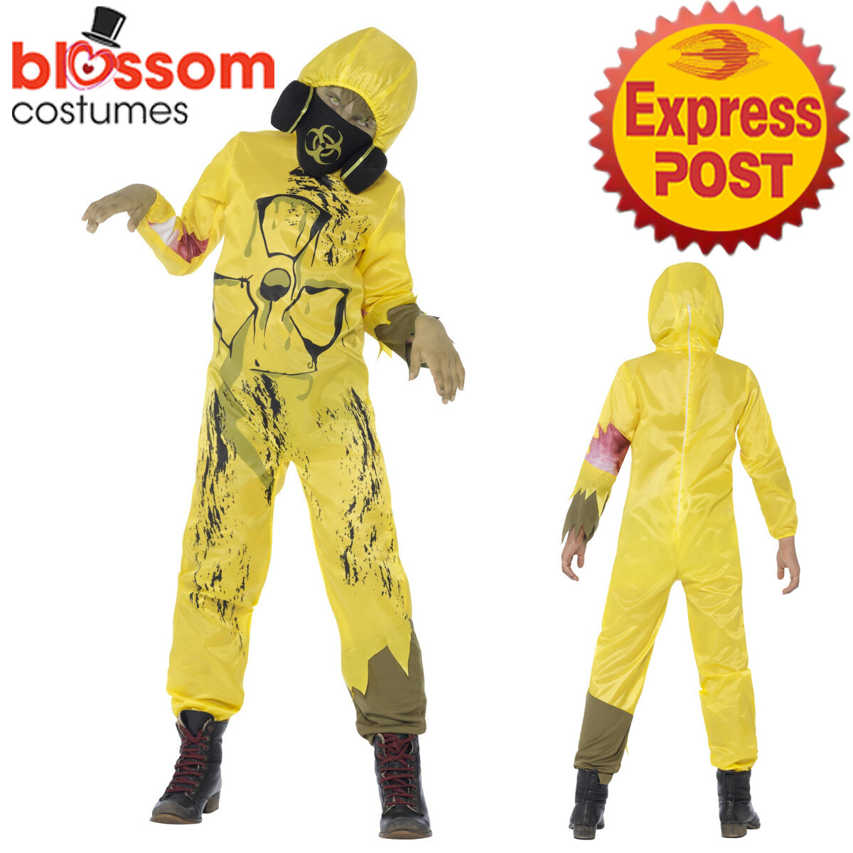 Toxic Waste Costume Teen Yellow Toxic Waste Costume Teen Yellow