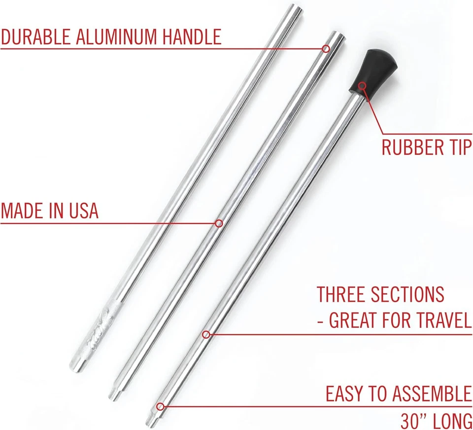 Excel Blades Aluminum Mahl Stick for Painting, Painter Hand Rest, 30 Silver  - Image 3 of 4