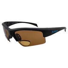 Global Vision BIFOCAL2 2.5 Bifocal BROWN Polarized LENS Sunglasses BLACK FRAME