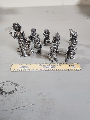 schneeweiß & die 7 Zwerge Zinnfiguren 8er Set: Weihnachtsgeschenk Feenschwanz - Bild 11 von 14