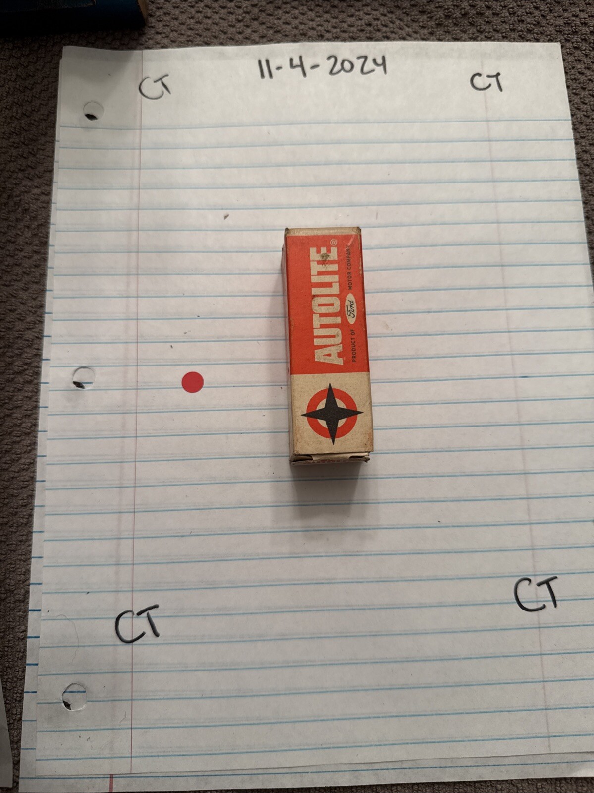 Autolite AT-10 1 Plug