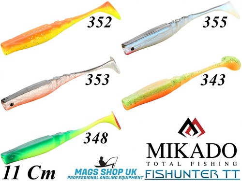 MIKADO ""FISHUNTER TT"" 5 WEICHE KÖDER, MEHRFARBIG 1, GRÖSSE 11 CM, RAUBTIER, MEER - Bild 2 von 2