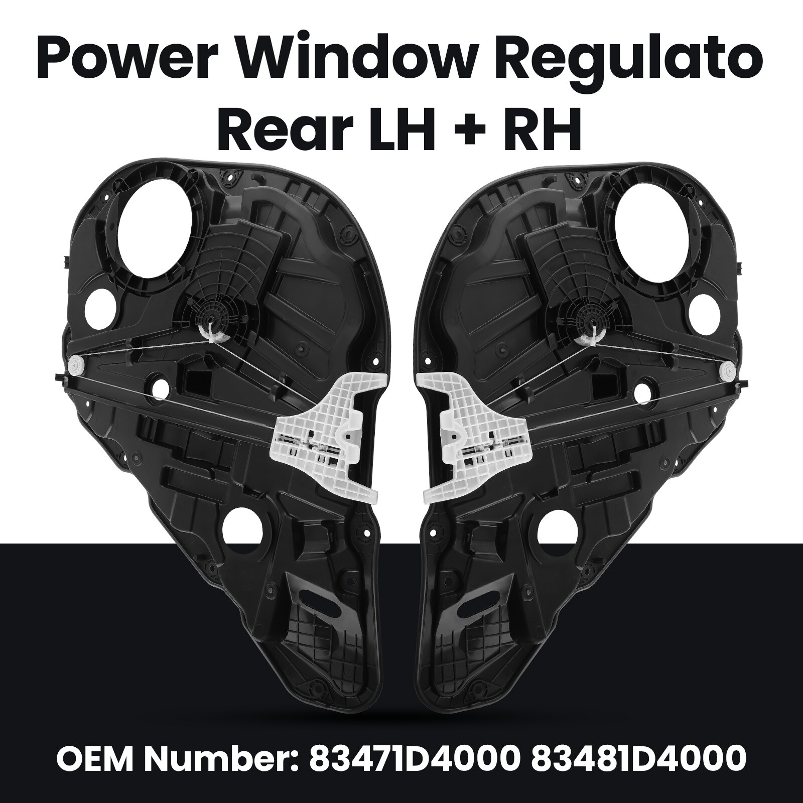 Rear Door Window Regulator Set for Kia Optima 2016 2017 2018 2019 2020