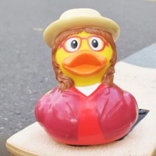 Hipster Female Rubber Duck