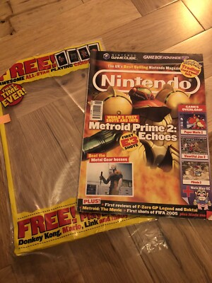 Issue 141 Nintendo Official Magazine 2004 w/ Original Sleeve, Metroid Prime