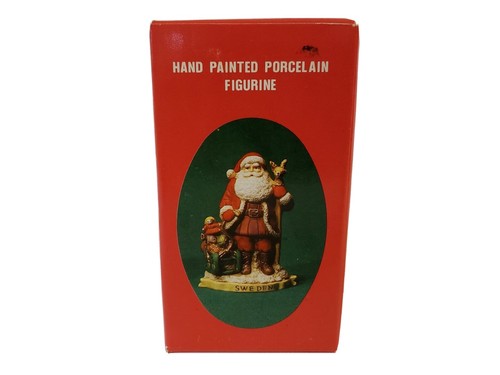 Vintage 1991 Santa's of the Nations Schweden mit Box - Porzellan Figur - Bild 1 von 2