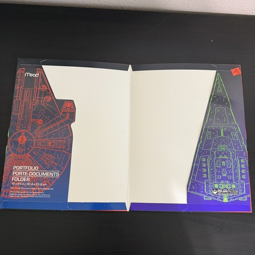 Vintage Lot 10 Star Wars 1996 Mead 12x9 Portfolio Schulordner unpunched - Bild 16 von 22
