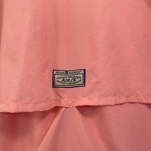 Hook & Tackle Shirt Mens Medium Technical gear Pink Vented Nylite Fishing Air X - Picture 6 of 20