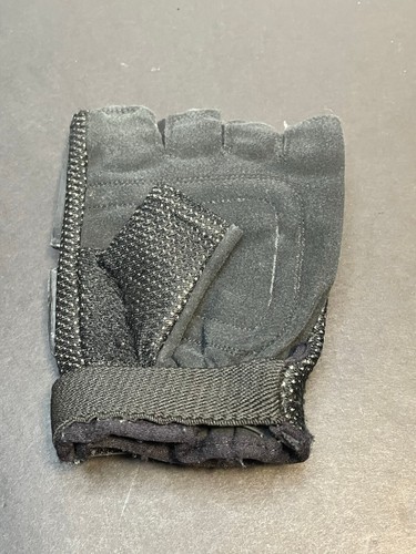 Tippmann paintball tactical armored half finger left glove adult large black - Picture 2 of 5