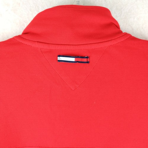 Tommy Hilfiger Mens Full Zip Large Lightweight Polyester Jacket Red Size Large - Picture 5 of 8