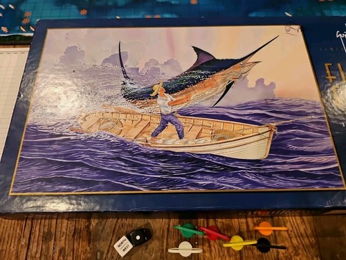 Vintage Guy Harvey Fishing Frenzy Board Game Limited Edition 1310/2500 READ - Picture 8 of 11